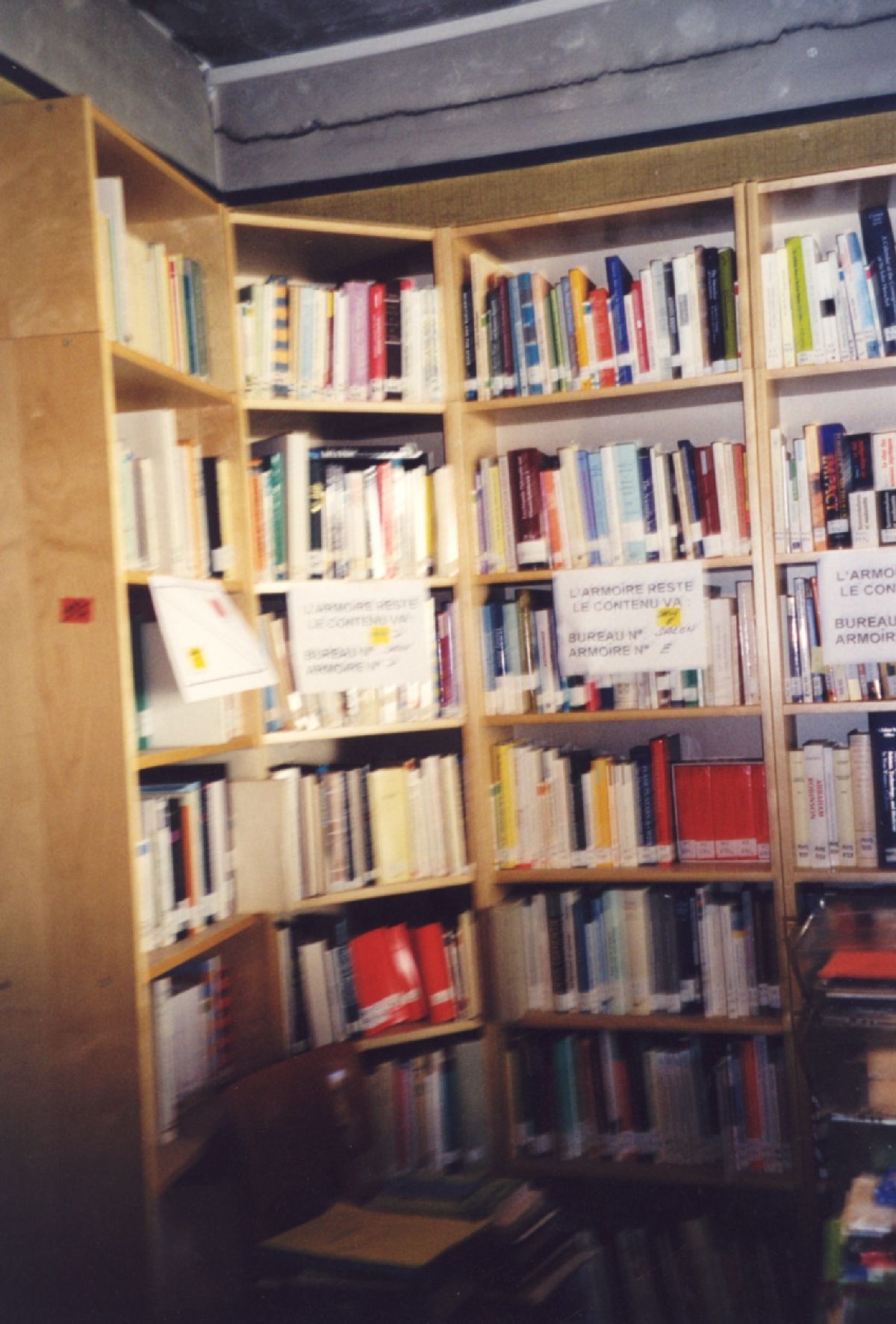 Photo 22.CIS rue Colbert.Bureau de la revue d'histoire des s